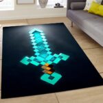 Verzaubertes Diamantschwert Minecraft Teppich