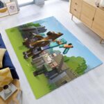 Herobrine Minecraft Charakter 1004 Teppich