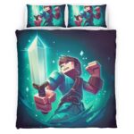 Herobrine Minecraft Hauptcharakter Kinderbettwäsche – Bettwäsche