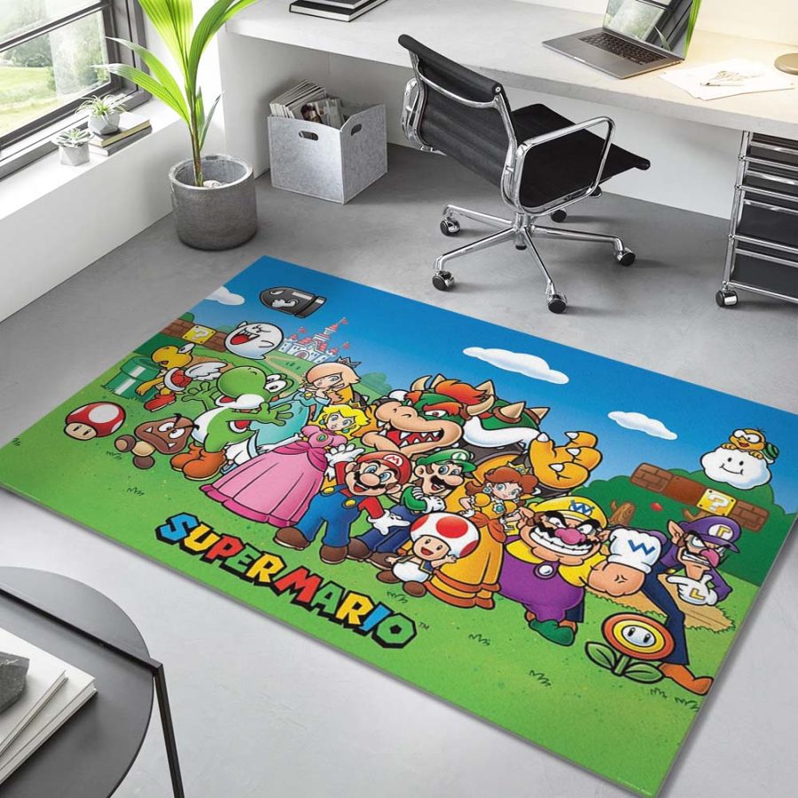 Mario Alle Charaktere 5 Teppich – Bild 4