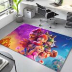 Mario Alle Charaktere 7 Teppich