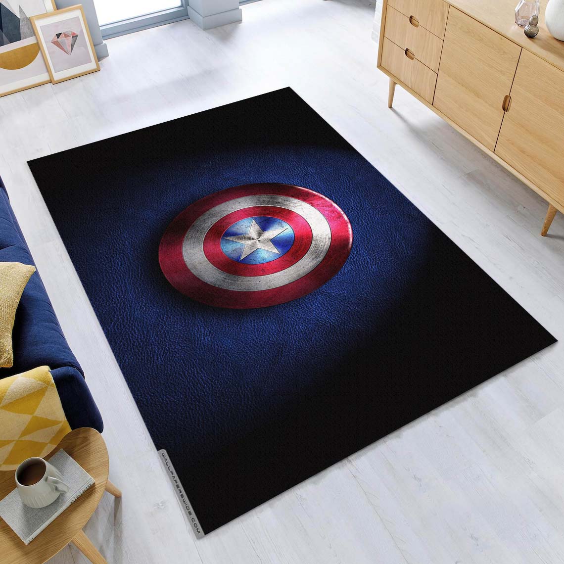 Marvel Legends Captain America Shield 2 Teppich – Bild 2
