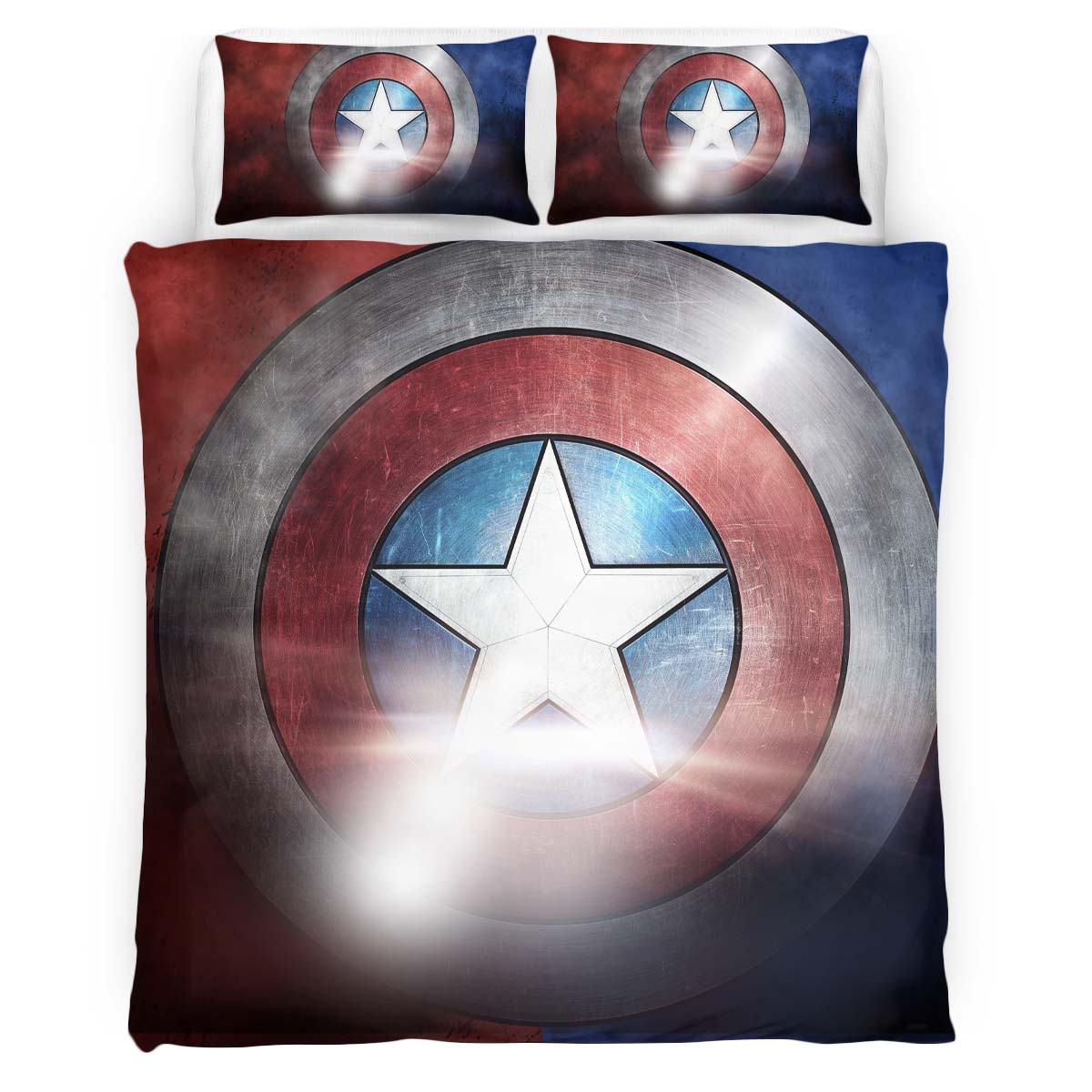 Marvel Legends Captain America Schild 4 Kinderbettwäsche – Bettwäsche