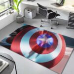 Marvel Legends Captain America Schild Teppich