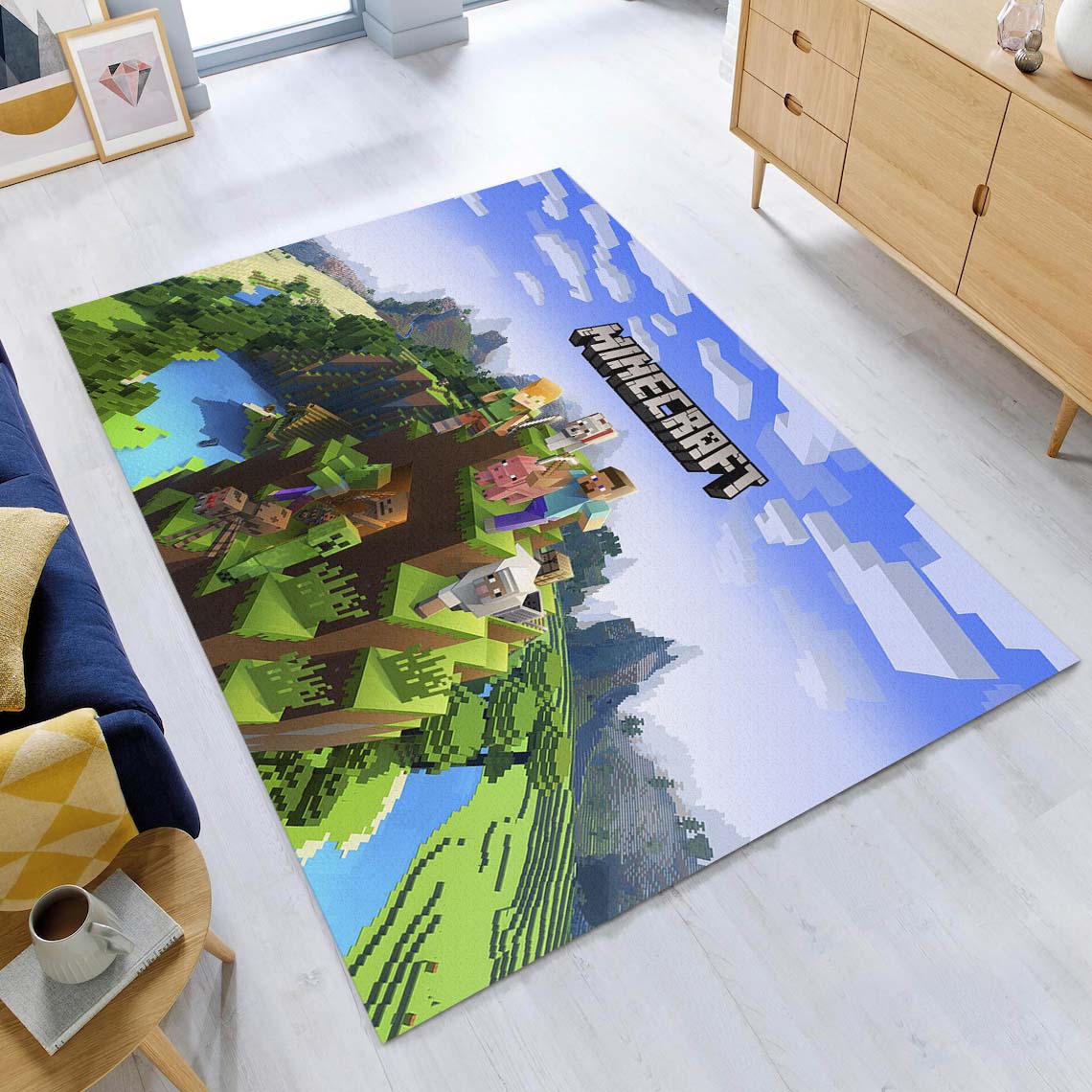 Minecraft Alle Charaktere 1002 Teppich – Bild 2
