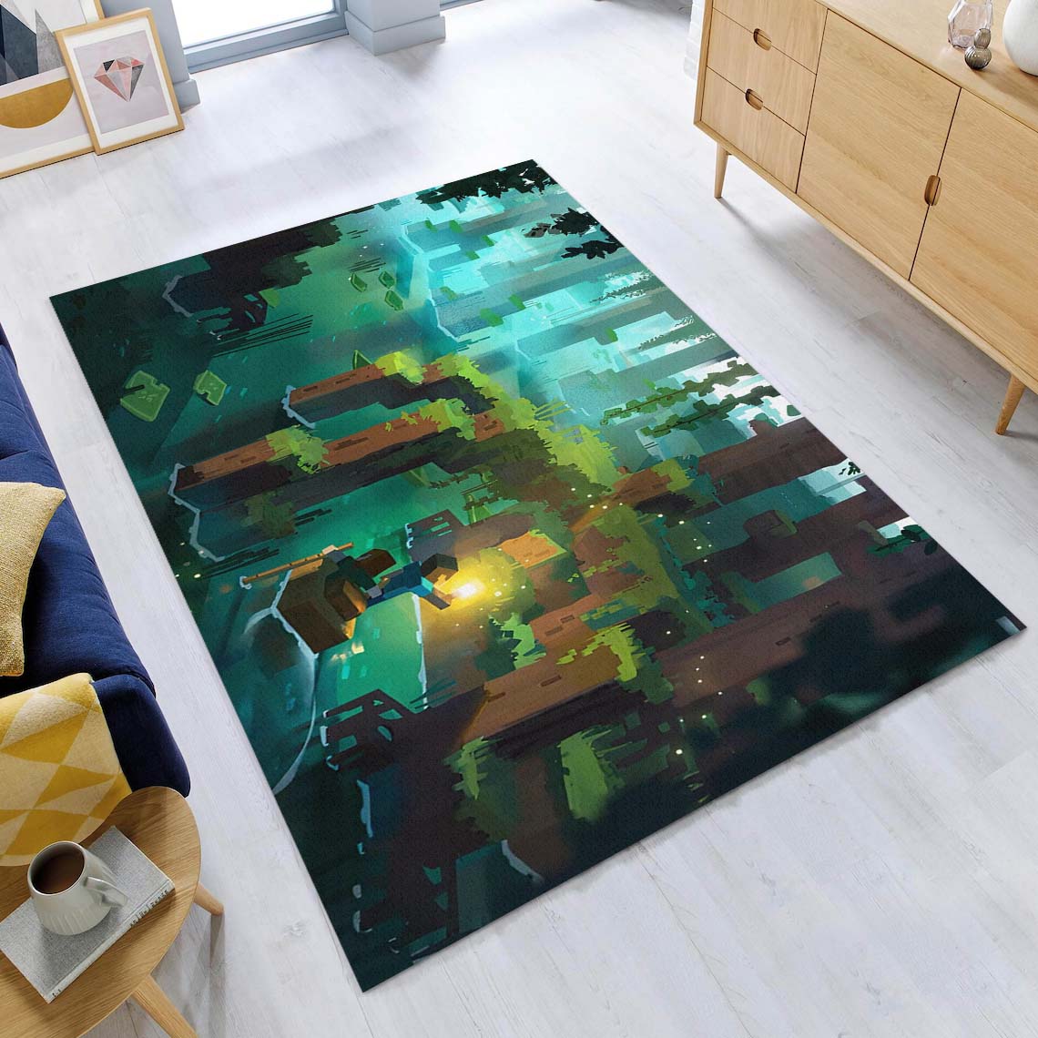 Minecraft Alle Charaktere 1008 Teppich – Bild 2