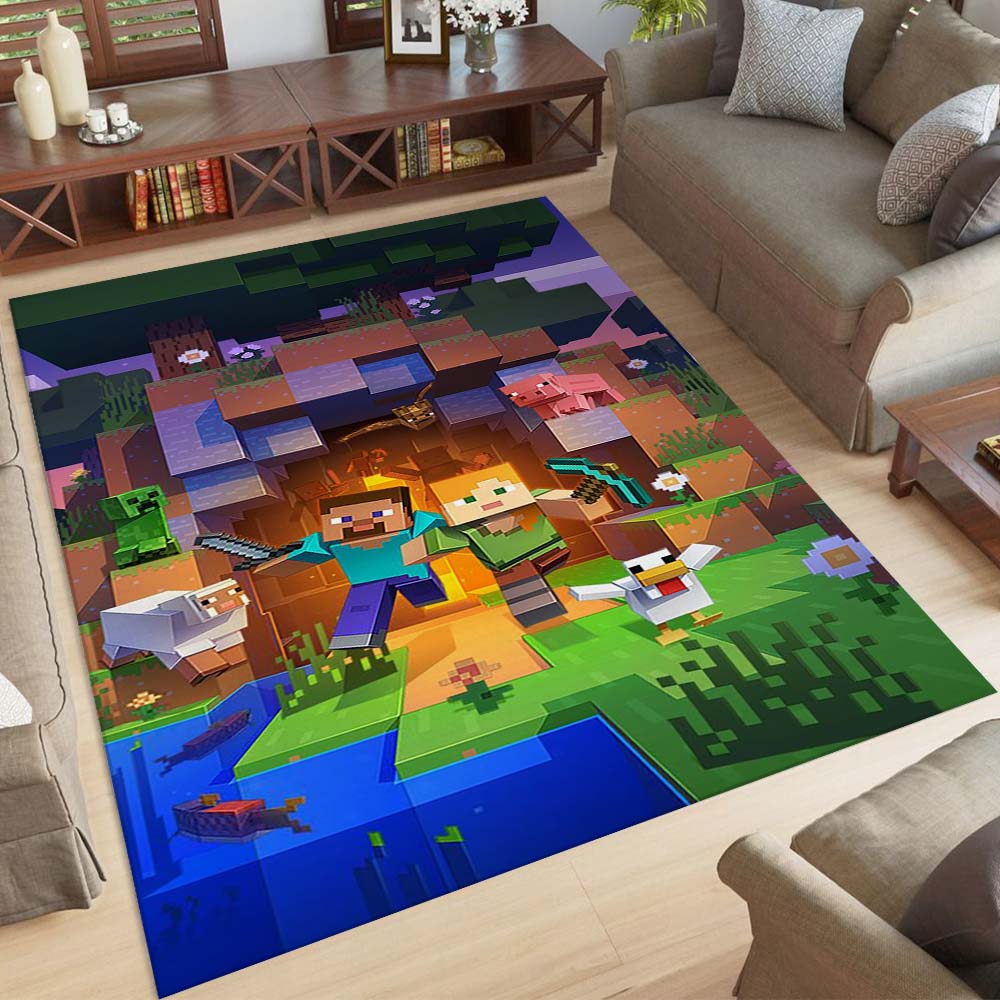 Minecraft Alle Charaktere 1014 Teppich – Bild 2