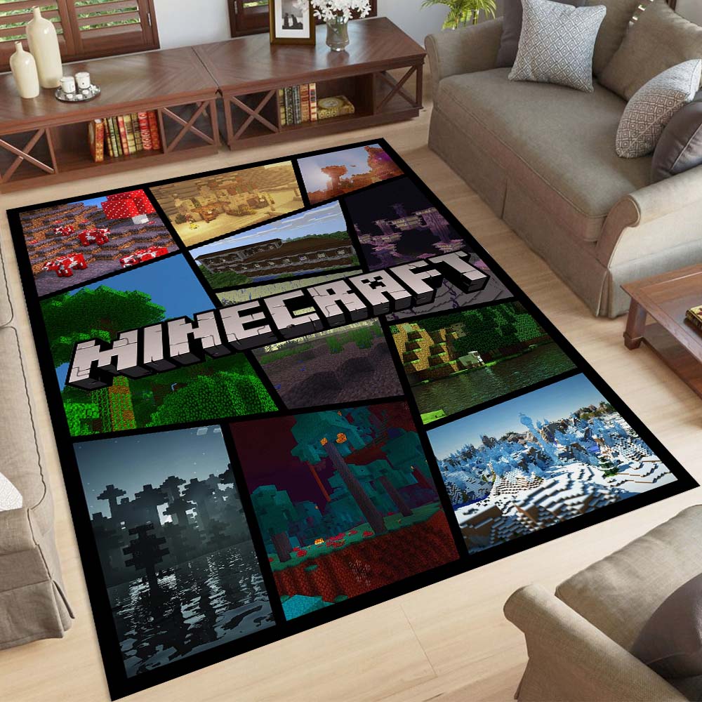 Minecraft Alle Charaktere 1017 Teppich – Bild 2