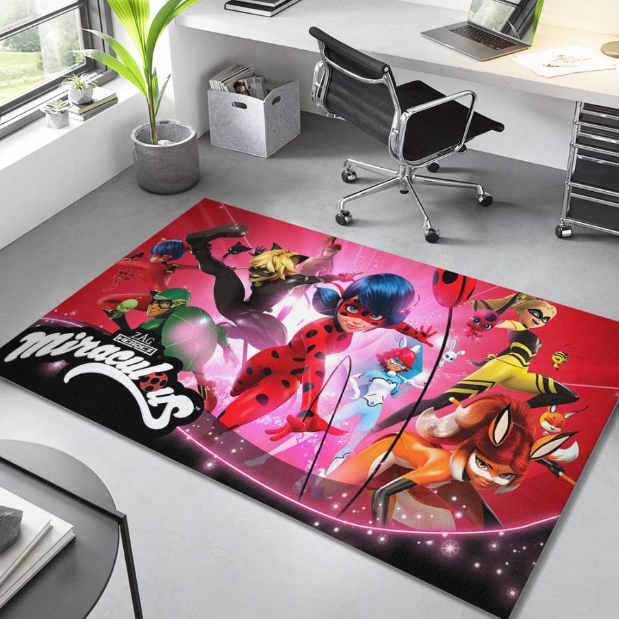 Miraculous Ladybug Alle Charaktere 2 Teppich – Bild 4