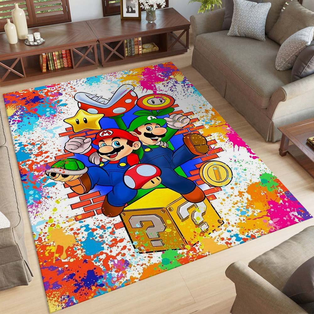 Super Mario Und Luigi Teppich – Bild 2